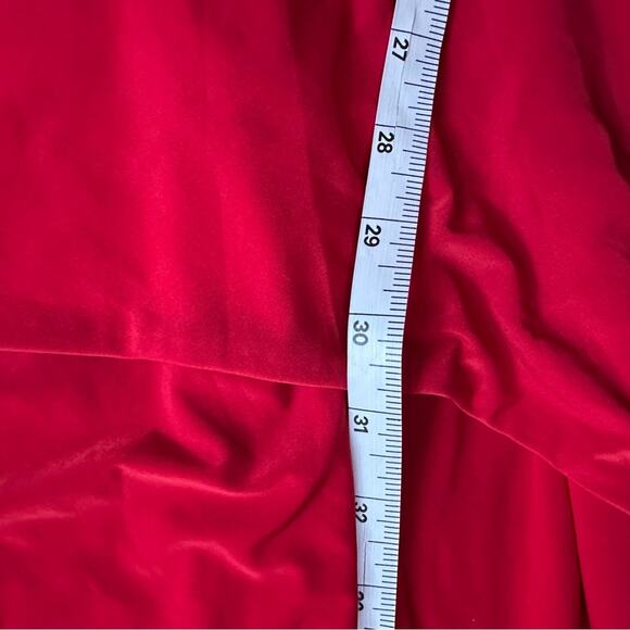 MISA Los Angeles women’s hi Lo dress medium NWT red - Picture 6 of 12